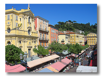 Maleren Henri Matisse&nbsp; boede blandt andet på Cours Saleya i Nice